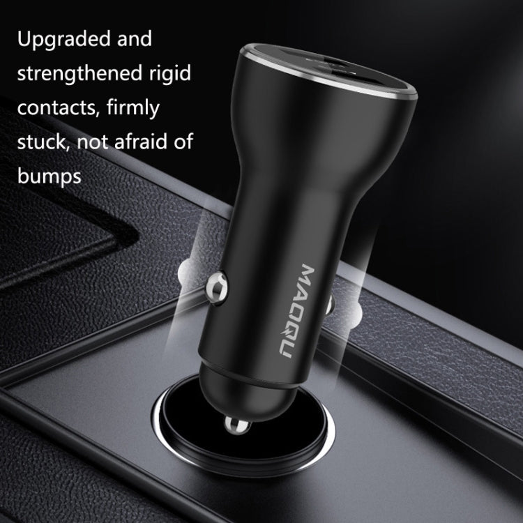QIAKEY QK505L Dual Ports Fast Charge Car Charger(Black)
