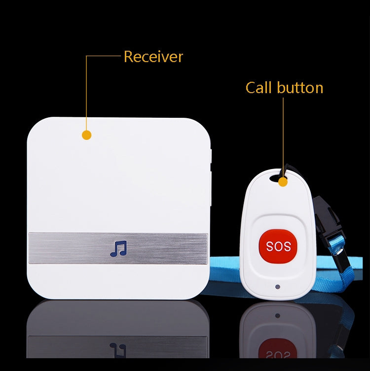 CACAZI C1 Smart Home Wireless Remote Control Doorbell, Style:EU Plug