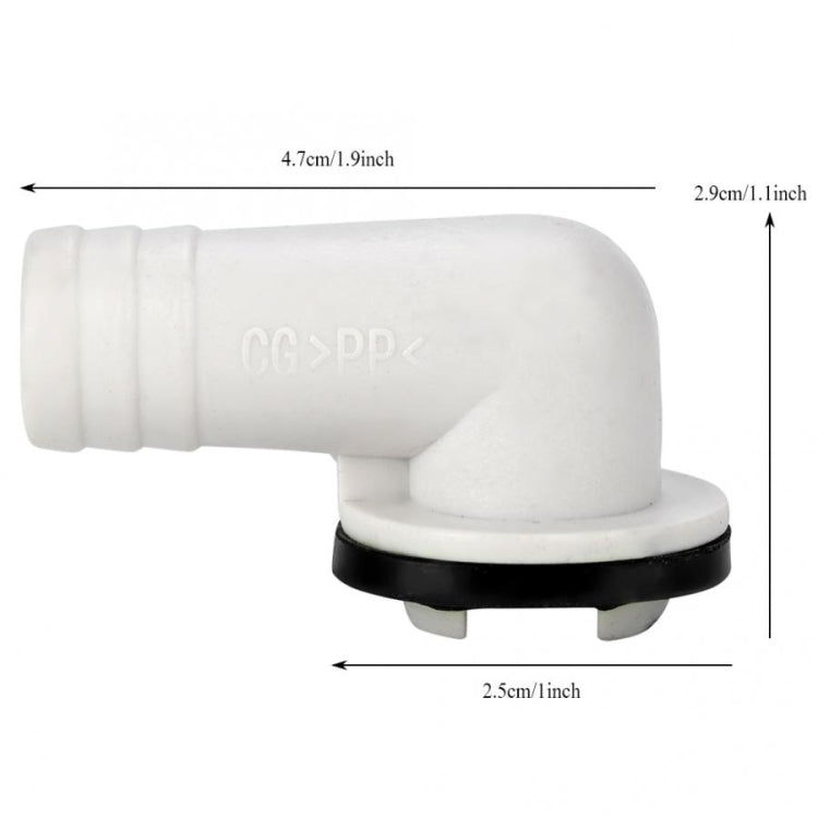 Elbow Air Conditioning External Air Conditioner Outlet Drain Nozzle Universal Drainage Tool for LG Air Conditioner(Diameter 19mm) - free shipping - PMC Jewellery - Order now!