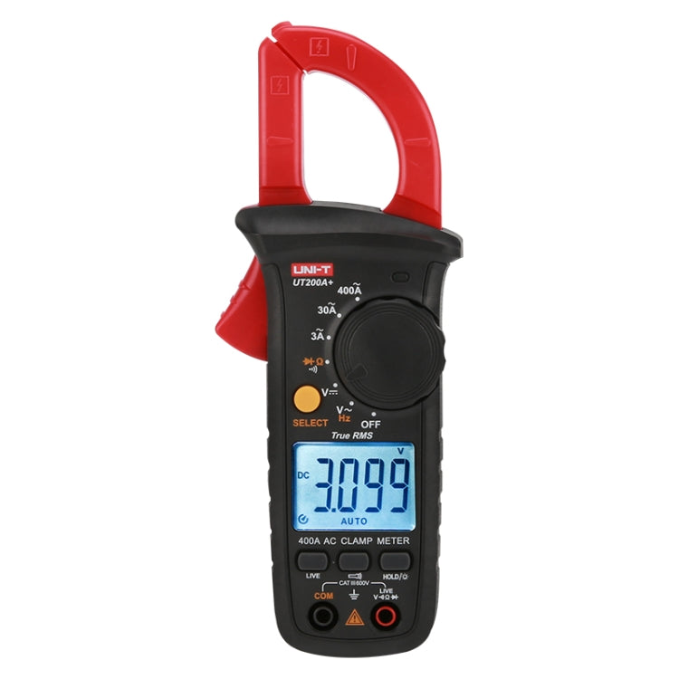 UNI-T UT200A+ 400A Digital Clamp Multimeter AC/DC Voltage Detector Frequency Resistance Tester