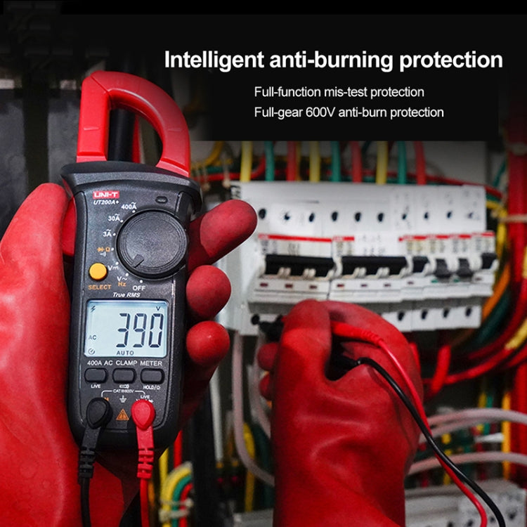 UNI-T UT200B+ 600A Digital Clamp Multimeter AC/DC Voltage Detector Frequency Resistance Tester