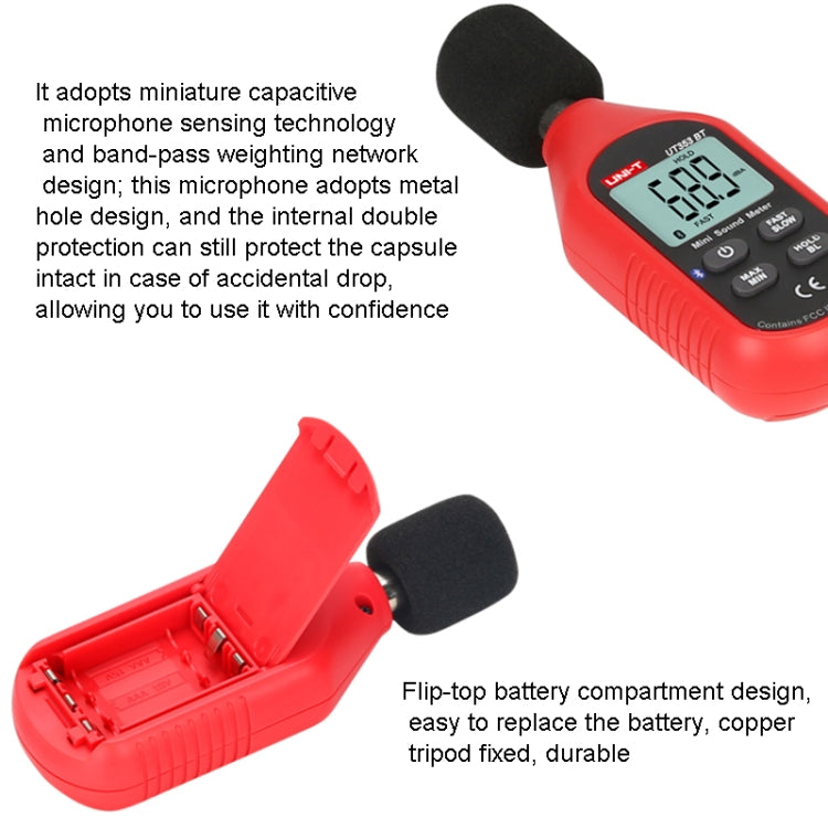 UNI-T UT353 30~130dB Noise Measuring Instrument Audio Sound Level Meter
