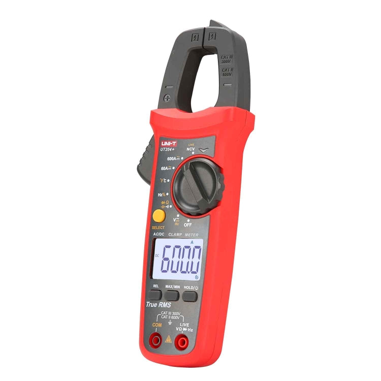 UNI-T UT204+ 600A Digital Clamp Meter AC DC Voltage Detector