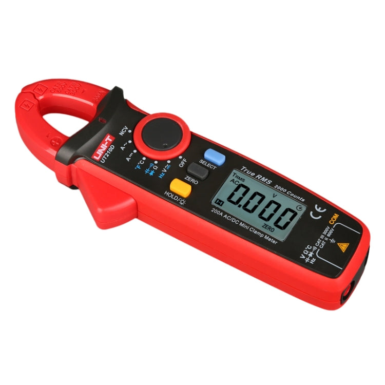 UNI-T UT210D 200A Digital Clamp Meter AC DC Voltage Detector - free shipping - PMC Jewellery - Order now!
