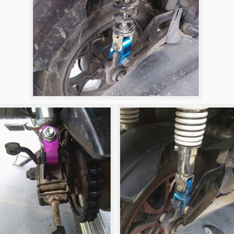 2 Pairs Shock Absorber Extender Height Extension for Motorcycle Scooter, Size: Small(Black)