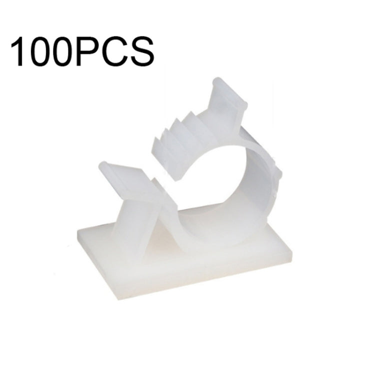 100 PCS Y-1316 Adjustable Self-Adhesive Wire Fixing Cable Organizer(White) - Cable Organizer by null | Online Shopping South Africa | PMC Jewellery | Buy Now Pay Later Mobicred