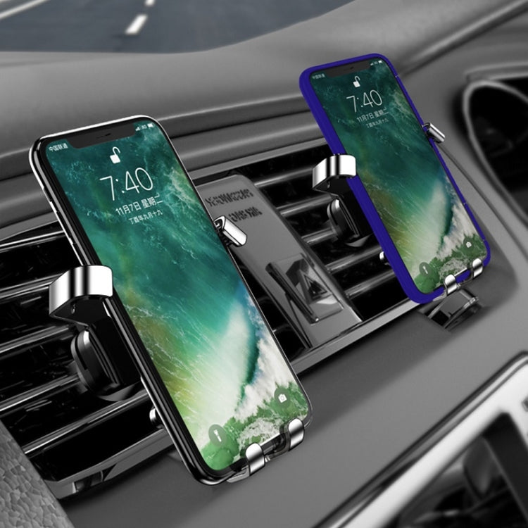 650 Vehicle-mounted Mobile Phone Gravity Bracket Air Outlet Navigation Holder, Color:Black - Car Holders by PMC TechLife | Online Shopping South Africa | PMC TechLife