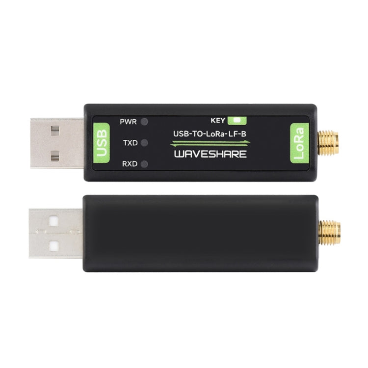 2pcs Waveshare 24516 USB To LoRa Data Transfer Module Based On SX1262 HF Version Using XTAL Crystal Oscillator