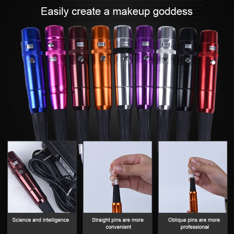 Semi-Permanent Tattoo Pen Apprentice Bleaching Lip Tattoo Eyebrow Instrument(Brown)