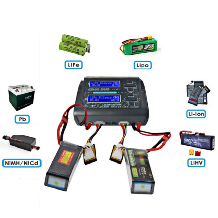 HTRC C240 Balanced Lithium Battery Charger Remote Control Airplane Toy Charger, Specification:EU Plug - free shipping - PMC Jewellery - Order now!