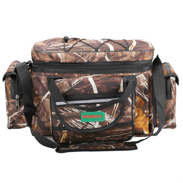 SeaKnight SK003 Multifunctional Lure Bag Shoulder Messenger Bag Fishing Gear Waist Bag(Straw) - Storage Boxes & Storage Bags by SeaKnight | Online Shopping South Africa | PMC Jewellery | Buy Now Pay Later Mobicred