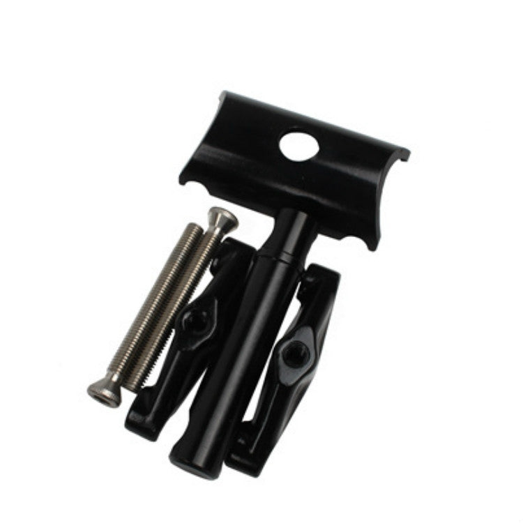Litepro 412 Folding Bicycle Seatpost 33.9mm LP Plum Blossom Seat Tube, Colour: Black - free shipping - PMC Jewellery - Order now!