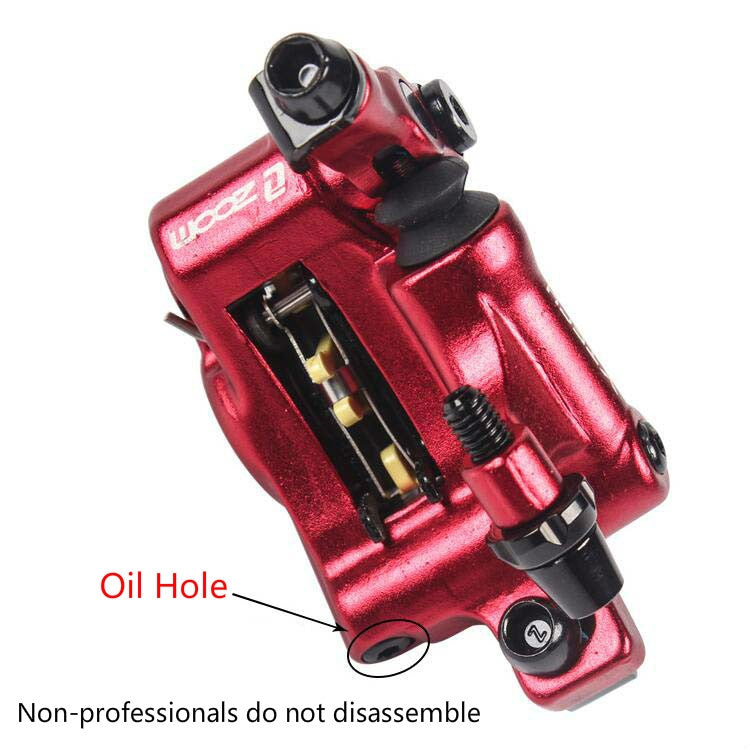 ZOOM HB100 Mountain Bike Hydraulic Brake Caliper Folding Bike Cable Pull Hydraulic Disc Brake Caliper, Style:Front and Rear(Black) - free shipping - PMC Jewellery - Order now!