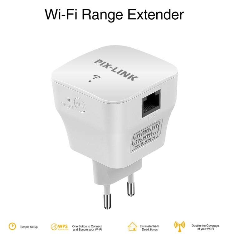 PIXLINK WR12 300Mbps WIFI Signal Amplification Enhanced Repeater, Plug Type:UK Plug - free shipping - PMC Jewellery - Order now!