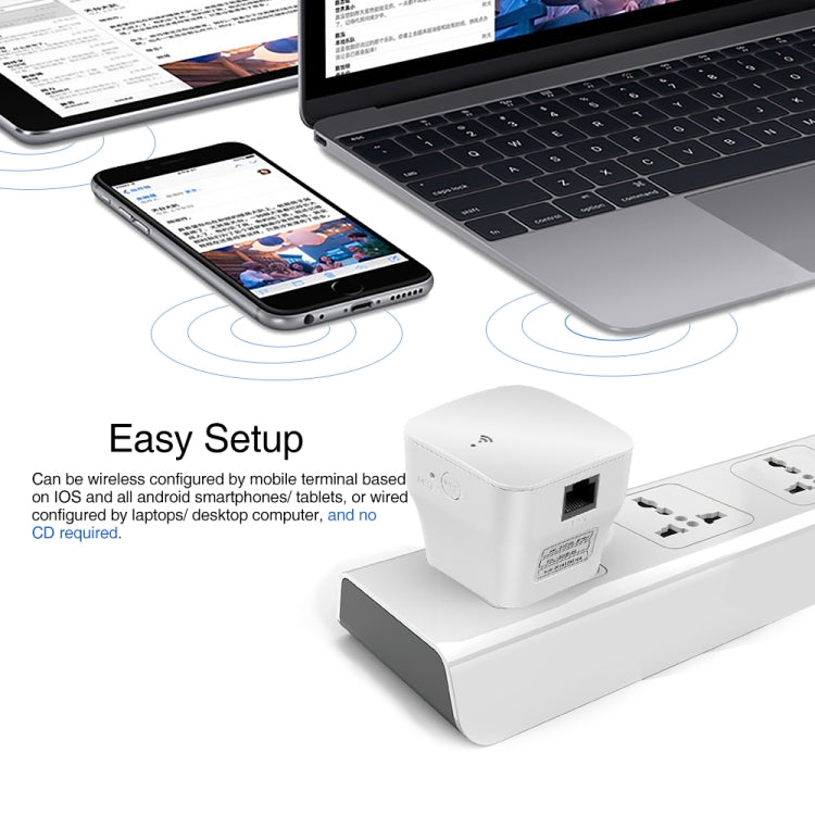 PIXLINK WR12 300Mbps WIFI Signal Amplification Enhanced Repeater, Plug Type:AU Plug