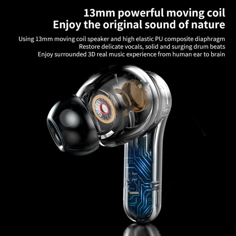 ANC Business Sports TWS Stereo Dual Ears Bluetooth V5.0+EDR Earphone with Charging Box(White)