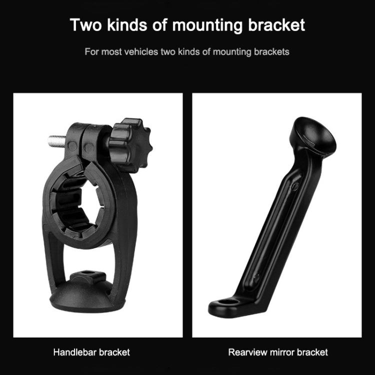Mountain Bike Card Holder Touch Screen Mobile Phone Holder Motorcycle Electric Vehicle Water-resistant Navigation Bracket Shade Mobile Phone Holder, Style:Handlebars(Black)