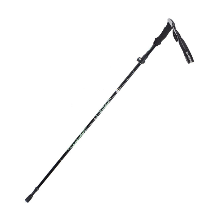 TANERDD TR-D0001 Trekking Poles Aluminum Alloy Folding Outdoor Handrails Trekking Walking Sticks(Short Model (Black)) - Folding Crutch by PMC Jewellery | Online Shopping South Africa | PMC Jewellery | Buy Now Pay Later Mobicred