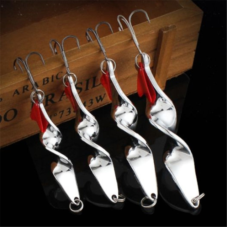 Rotating Metal Spinner Fishing Lure Hard Baits Fish Hook Tackle, Weight:21g - Fishing Hooks by PMC TechLife | Online Shopping South Africa | PMC TechLife | Buy Now Pay Later Mobicred
