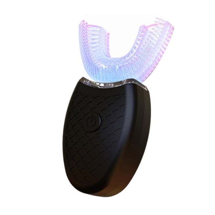 Lazy U-shaped Mouth Whitening Tooth Electric Toothbrush(Black) - free shipping - PMC Jewellery - Order now!