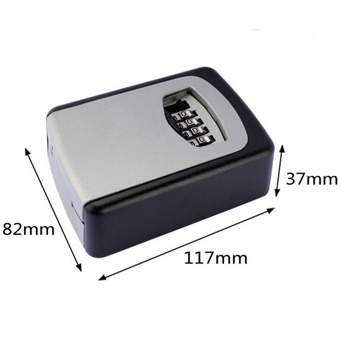 Safety Home Durable Storage Box Key Hider 4 Digit Security Secret Code Lock Wall Mounted Combination Password Keys Box - free shipping - PMC Jewellery - Order now!