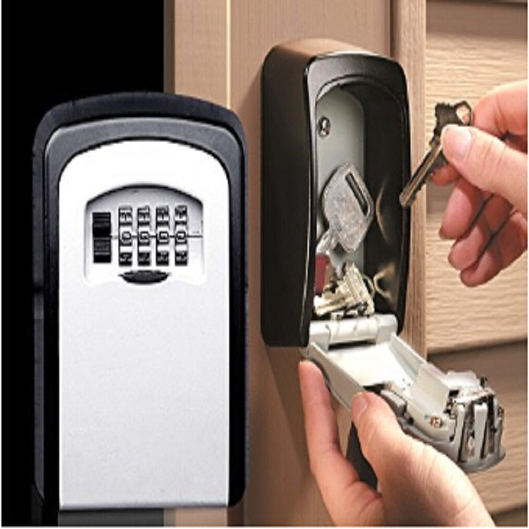 Safety Home Durable Storage Box Key Hider 4 Digit Security Secret Code Lock Wall Mounted Combination Password Keys Box - free shipping - PMC Jewellery - Order now!