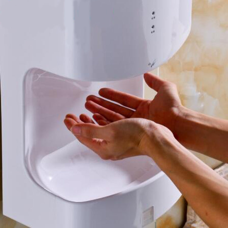 MODUN High Speed Fully Automatic Induction Intelligence Hand Dryer Hot and Cold Hand Dryer for Toilet, size:250*165*470MM(white) - free shipping - PMC Jewellery - Order now!
