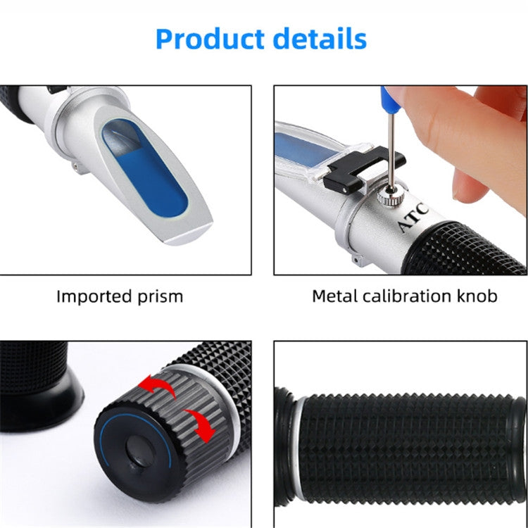 Hand-held Refractometer Alcohol Detector Alcohol Level Meter