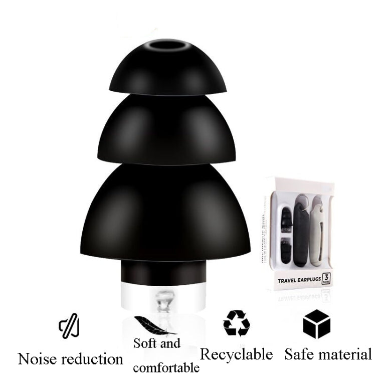 Anti-Noise Sleep Earplugs Silicone Soundproof Earplugs Industrial Noise Cancelling Silent Earplugs(Orange) - Earmuff & Pad by PMC TechLife | Online Shopping South Africa | PMC TechLife