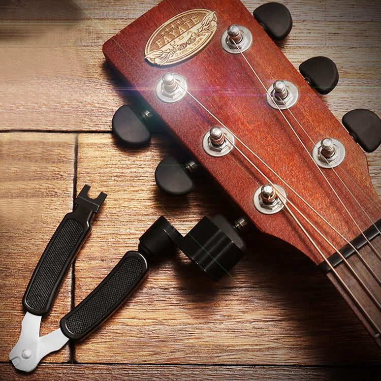 Guitar String Changing Tool Set String Trimmer Winding String Winding Three-in-one Clamp Guitar Accessories(Black Wihout Paper Jam) - Stringed Instruments by PMC TechLife | Online Shopping South Africa | PMC TechLife