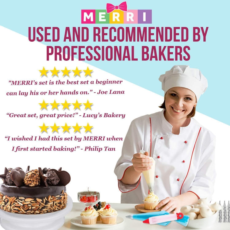 164 in 1 Cake Turntable Set Stainless Steel Decorating Mouth Baking Tools - Food Molds by PMC TechLife | Online Shopping South Africa | PMC TechLife