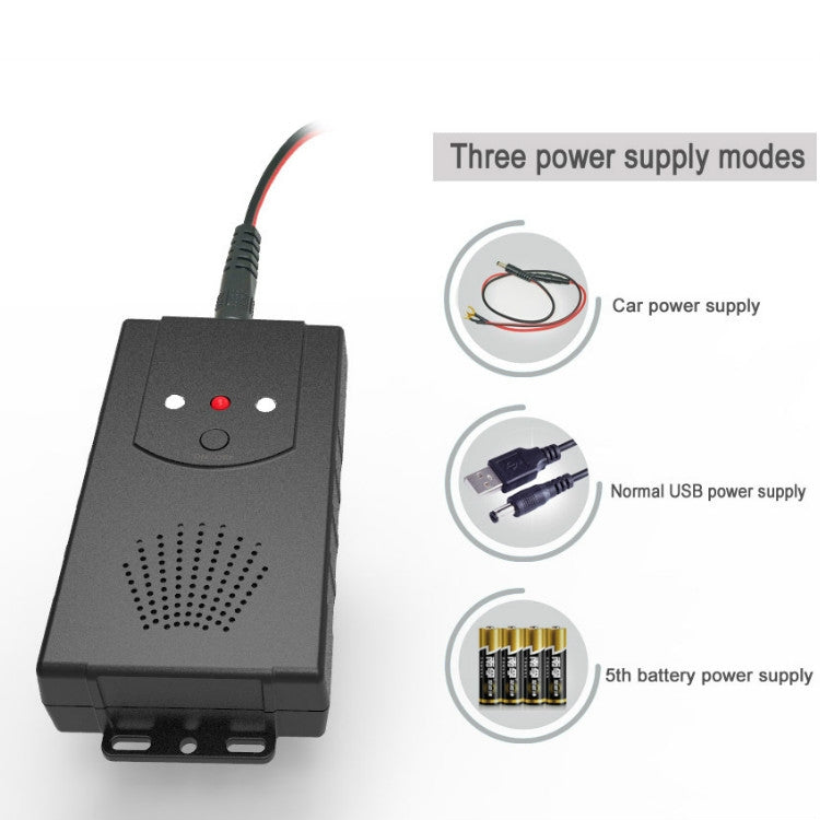 Ultrasonic Car Repeller Car Engine Compartment Electronic Repeller Micro-Light Wave Insect Repellent, Specification: Universal (Black) - free shipping - PMC TechLife - Order now!