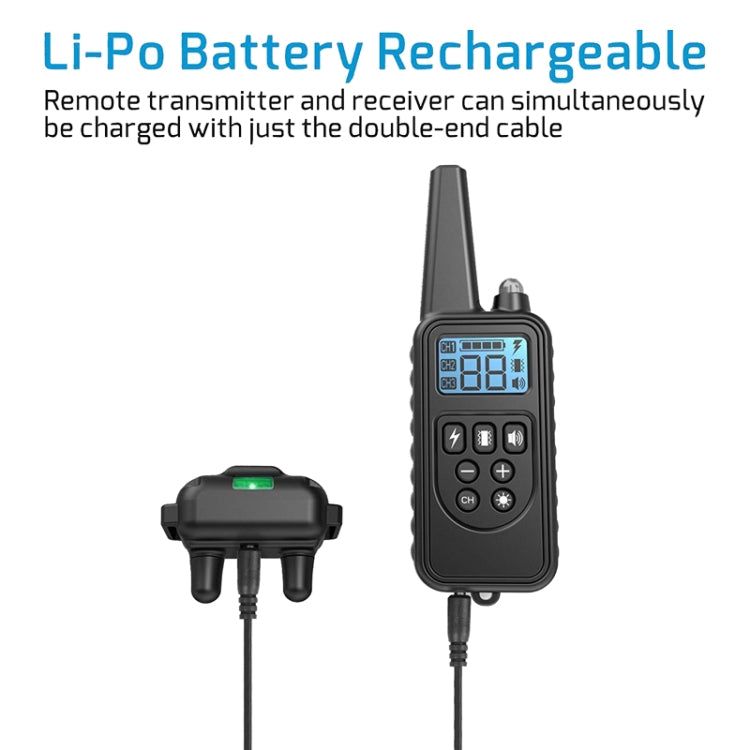 Bark Stopper Pet Supplies Collar Remote Control Collar Dog Training Device, Style:880-3 - Training Aids by PMC TechLife | Online Shopping South Africa | PMC TechLife