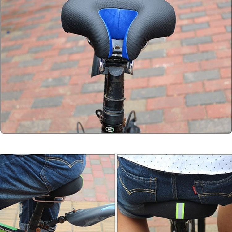 Noseless Bicycle Saddle Mountain Bike Thickened Soft Cushion(Green) - Bicycle Saddle by PMC Jewellery | Online Shopping South Africa | PMC Jewellery