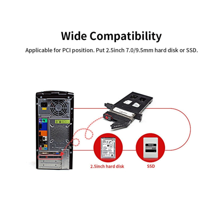 OImaster MR-9100 PCI Single-Disk Hard Disk Box Built-In Hard Disk Rack
