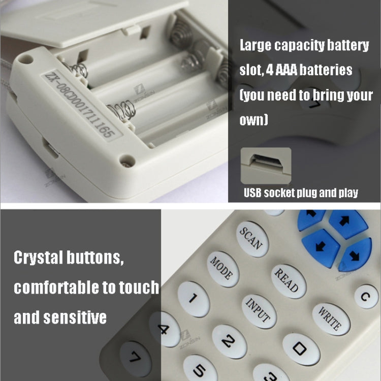 Zonsin ZX-08CD ID Card Duplicator RFID Smart Card Sensor - free shipping - PMC Jewellery - Order now!