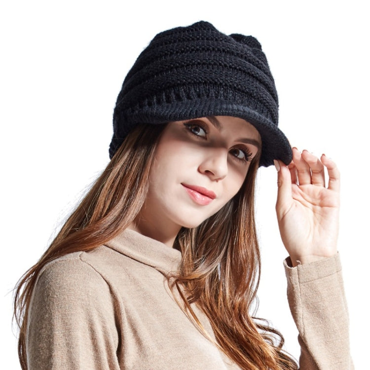 YZ Binaural Call Music Bluetooth Cap Winter Warm Wireless Headset Cap - Smart Hats by PMC Jewellery | Online Shopping South Africa | PMC Jewellery | Buy Now Pay Later Mobicred