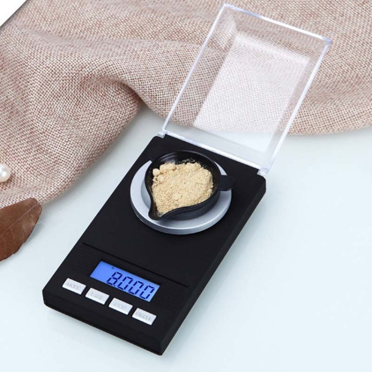 50g/0.001g High-Precision Portable Jewelry Scale Mini Electronic Scale Precision Carat Electronic Scale - Jewelry Scales by PMC Jewellery | Online Shopping South Africa | PMC Jewellery | Buy Now Pay Later Mobicred