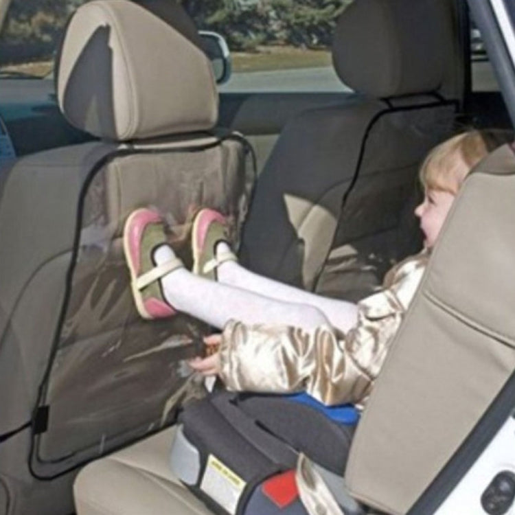 2 PCS Car Seat Back Cover Protector for Kids Kick Mat Car Seat Covers Automobile Kicking Mat(Transparent) - Seat Accessories by PMC TechLife | Online Shopping South Africa | PMC TechLife