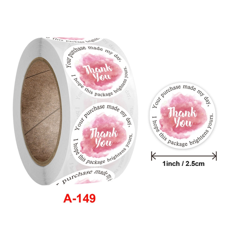 Handicraft Decoration Envelope Seal Sticker Thank You Label, Size: 2.5 cm / 1 inch(A-149)