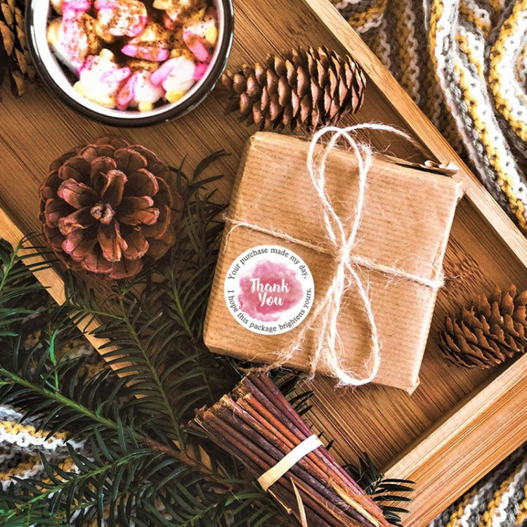Handicraft Decoration Envelope Seal Sticker Thank You Label, Size: 2.5 cm / 1 inch(A-149)