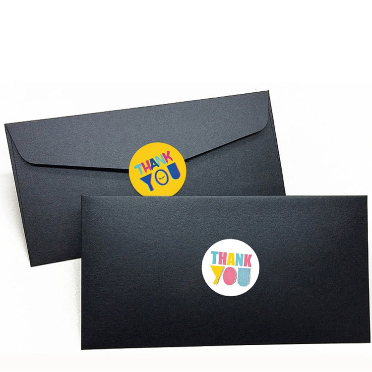 3 PCS Thank You Sticker 8 Kinds Of Pictures Wedding Party Decoration Supplies Label 38 mm/1.5 inch(A-132-38mm)