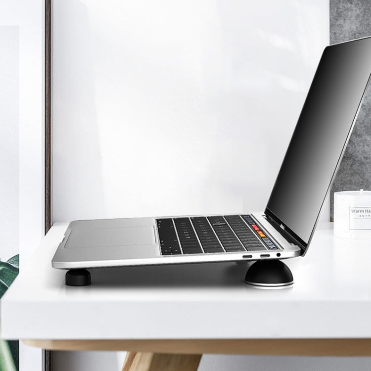 Suohuang SH-1029 Aluminum Portable Bracket Foot Pad for MacBook, Laptop(Black) - Laptop Stand by Suohuang | Online Shopping South Africa | PMC TechLife | Buy Now Pay Later Mobicred