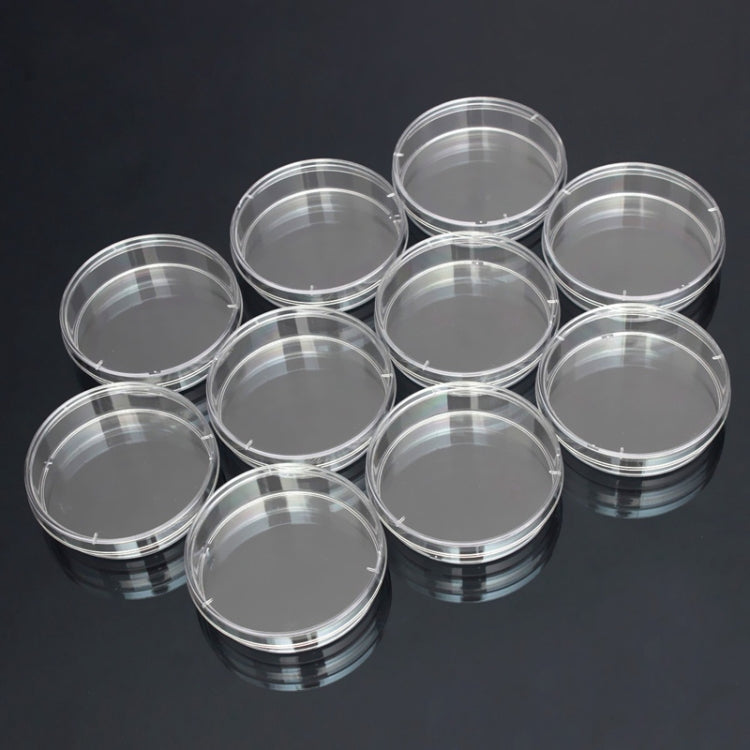 10 PCS Polystyrene Sterile Petri Dishes Bacteria Dish Laboratory Biological Scientific Lab Supplies, Size:60mm - free shipping - PMC Jewellery - Order now!
