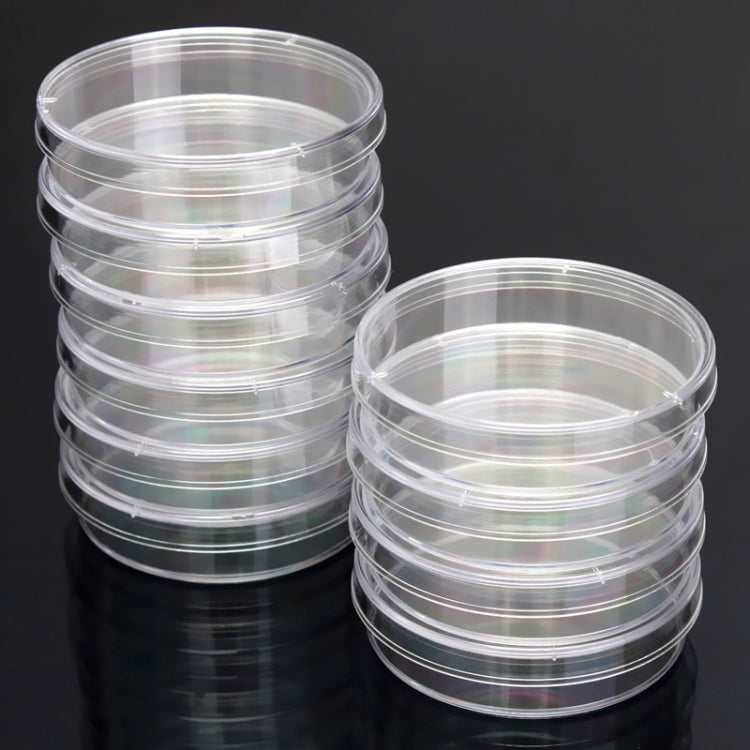 10 PCS Polystyrene Sterile Petri Dishes Bacteria Dish Laboratory Biological Scientific Lab Supplies, Size:60mm - free shipping - PMC Jewellery - Order now!