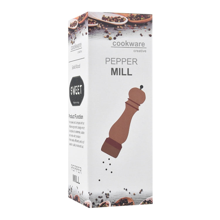 Acrylic Transparent Pepper Grinder Manual Pepper Grinder Ceramic Core Multi-Purpose Seasoning Bottle, Specification: 6 Inch - Stirrer & Squeezer by PMC TechLife | Online Shopping South Africa | PMC TechLife