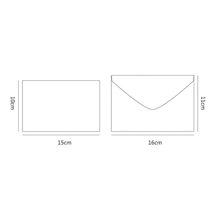6pcs / Set Thank You Card Creative Half-Fold Greeting Card with Envelope - Envelopes by PMC TechLife | Online Shopping South Africa | PMC TechLife