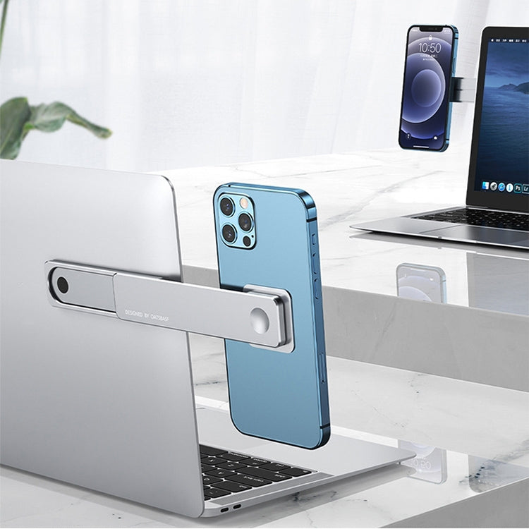 Oatsbasf Mobile Phone Computer Sync Screen Aluminum Alloy Bracket Computer Expansion Bracket(Silver)
