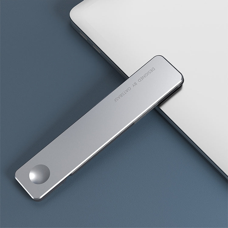 Oatsbasf Mobile Phone Computer Sync Screen Aluminum Alloy Bracket Computer Expansion Bracket(Silver) - Hand-Sticking Bracket by OATSBASF | Online Shopping South Africa | PMC Jewellery
