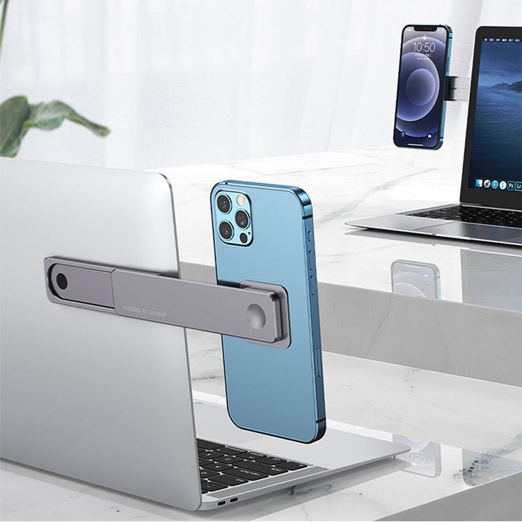 Oatsbasf Mobile Phone Computer Sync Screen Aluminum Alloy Bracket Computer Expansion Bracket(Gray)